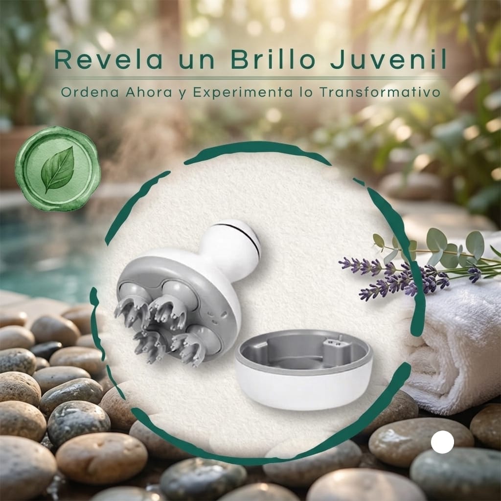 Masajeador inteligente para el cuero cabelludo