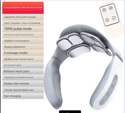 Masajeador de pulsos para el cuello electrico