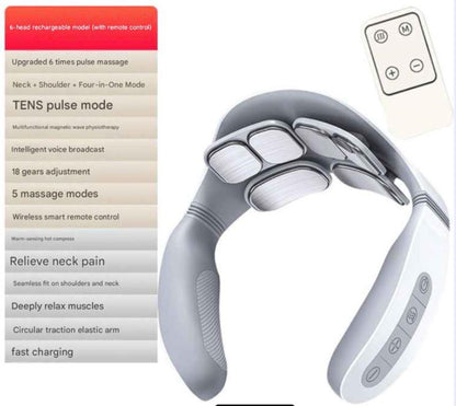 Masajeador de pulsos para el cuello electrico