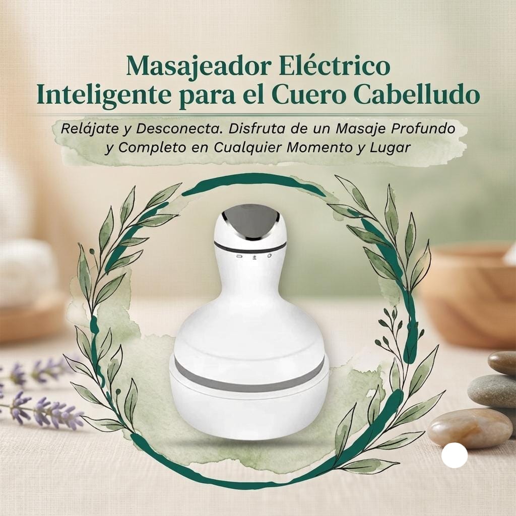 Masajeador inteligente para el cuero cabelludo