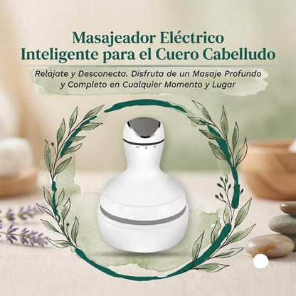 Masajeador inteligente para el cuero cabelludo